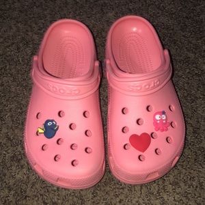 Crocs with detachable jibits ✨